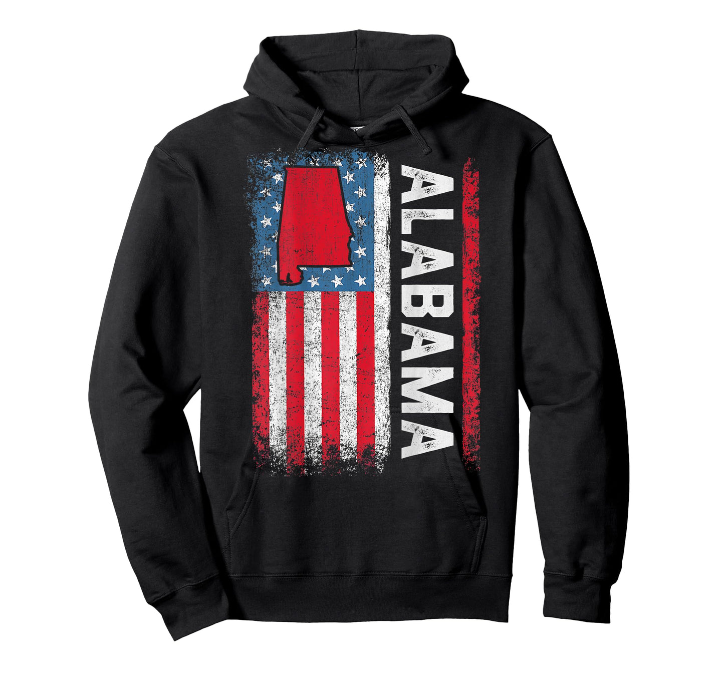Vintage Alabama State USA Flag Shirt Alabama (On Back) T-Shirt