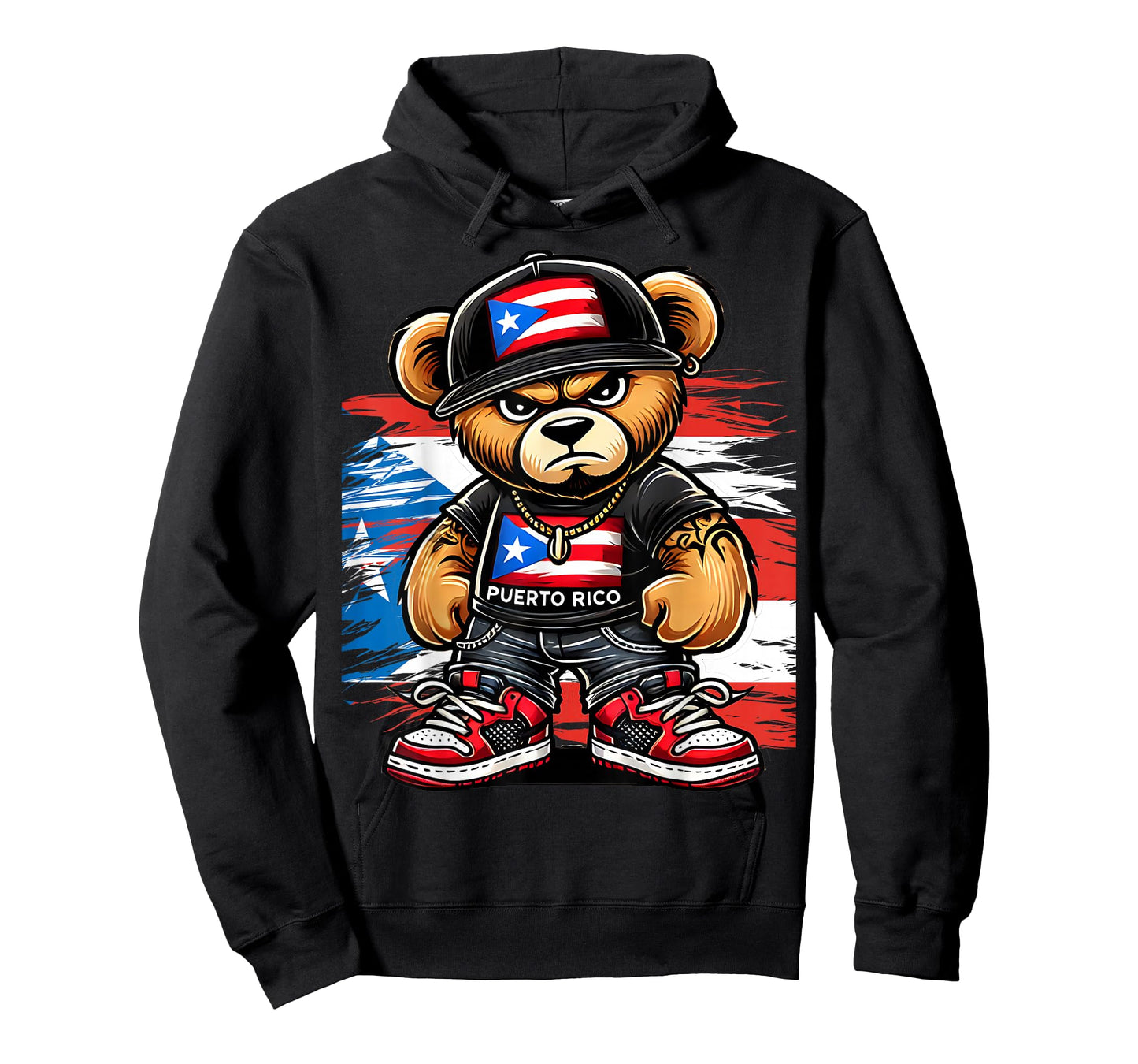 Cute Teddy Bear Puerto Rico Flag Boricua Puerto Rican T-Shirt