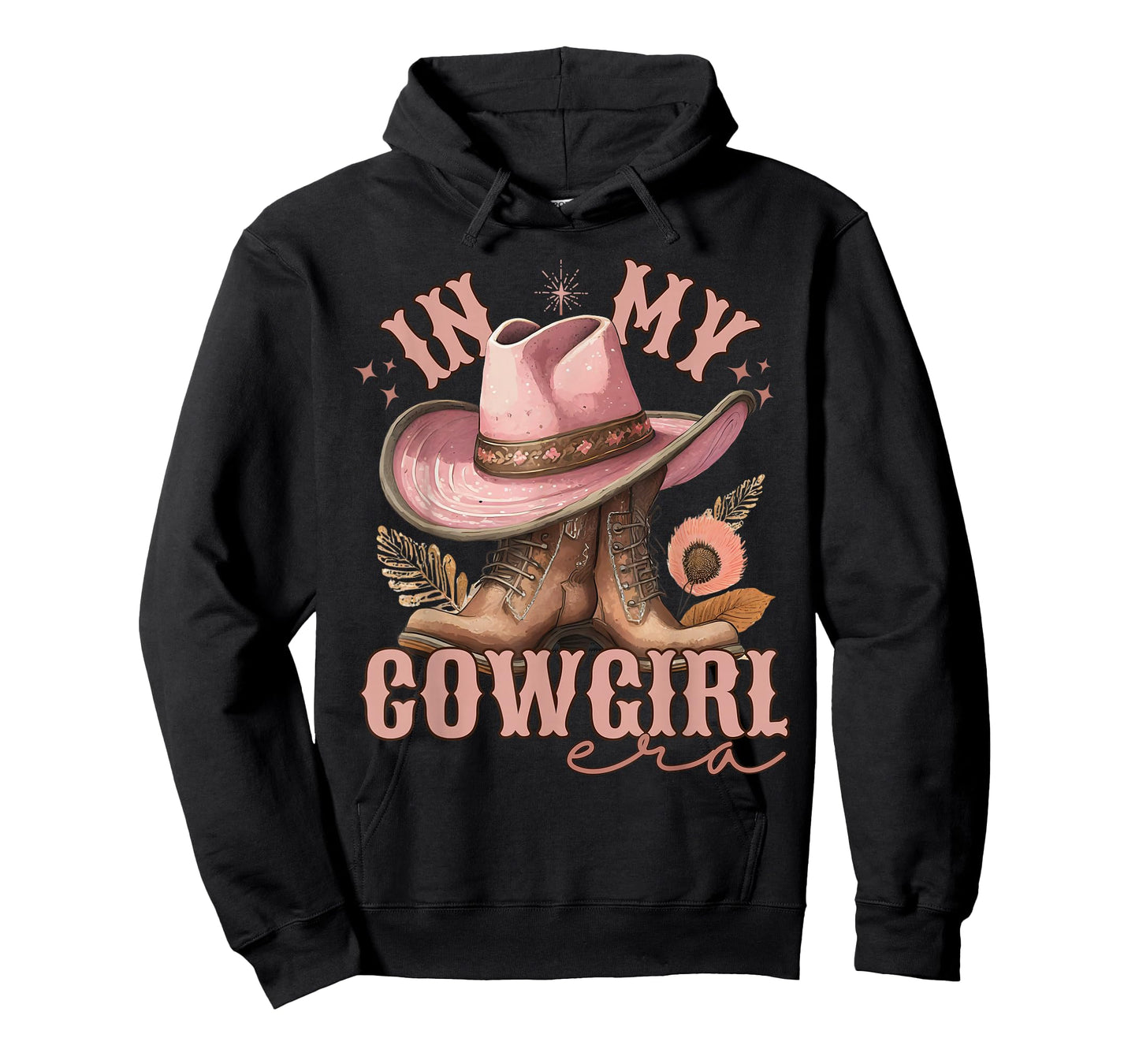 Pink Cowgirl Country Festival Western Graphic Women's T-Shirt