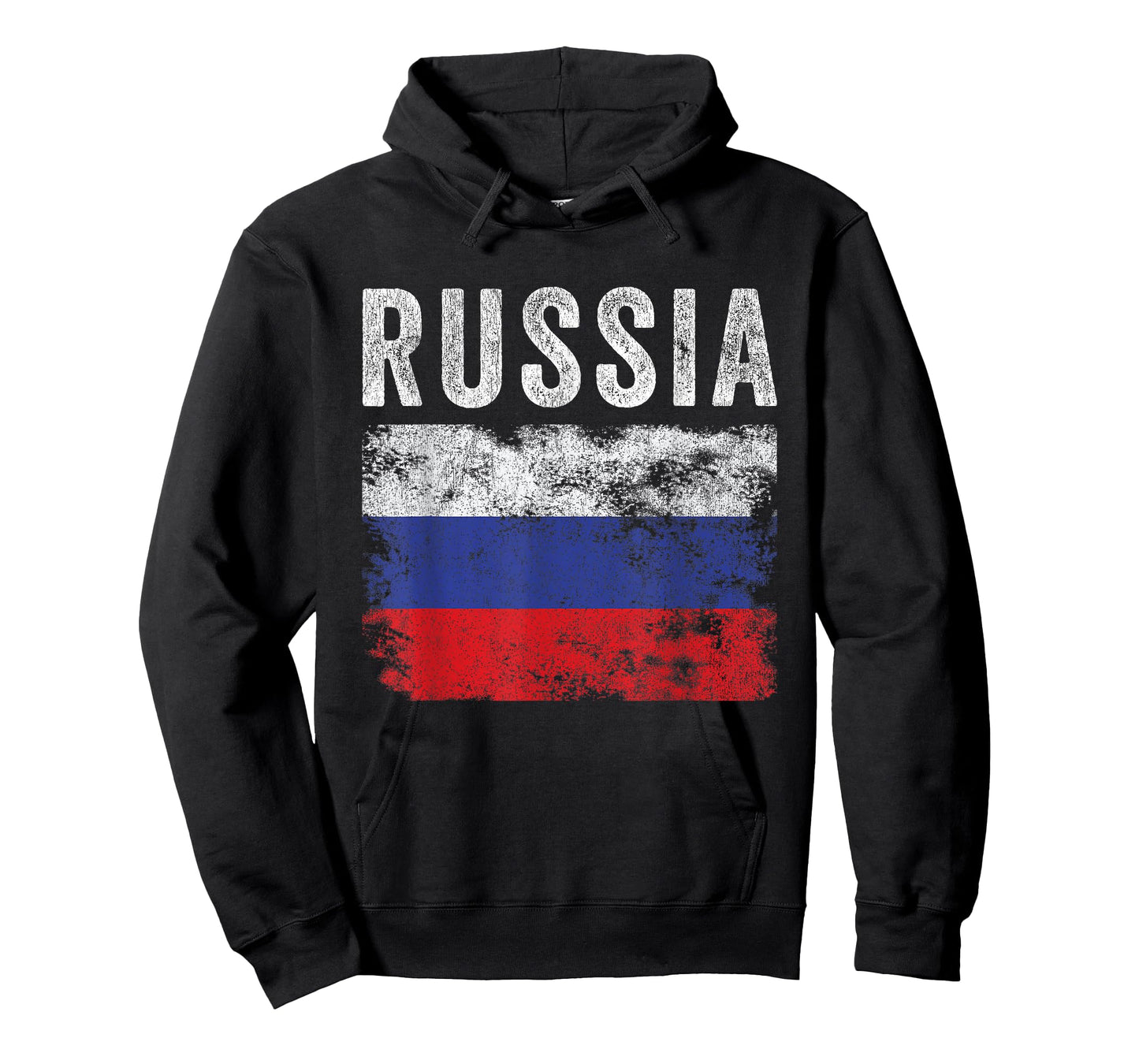 Russia Flag Distressed - Men Women Kids - Russian Flag T-Shirt