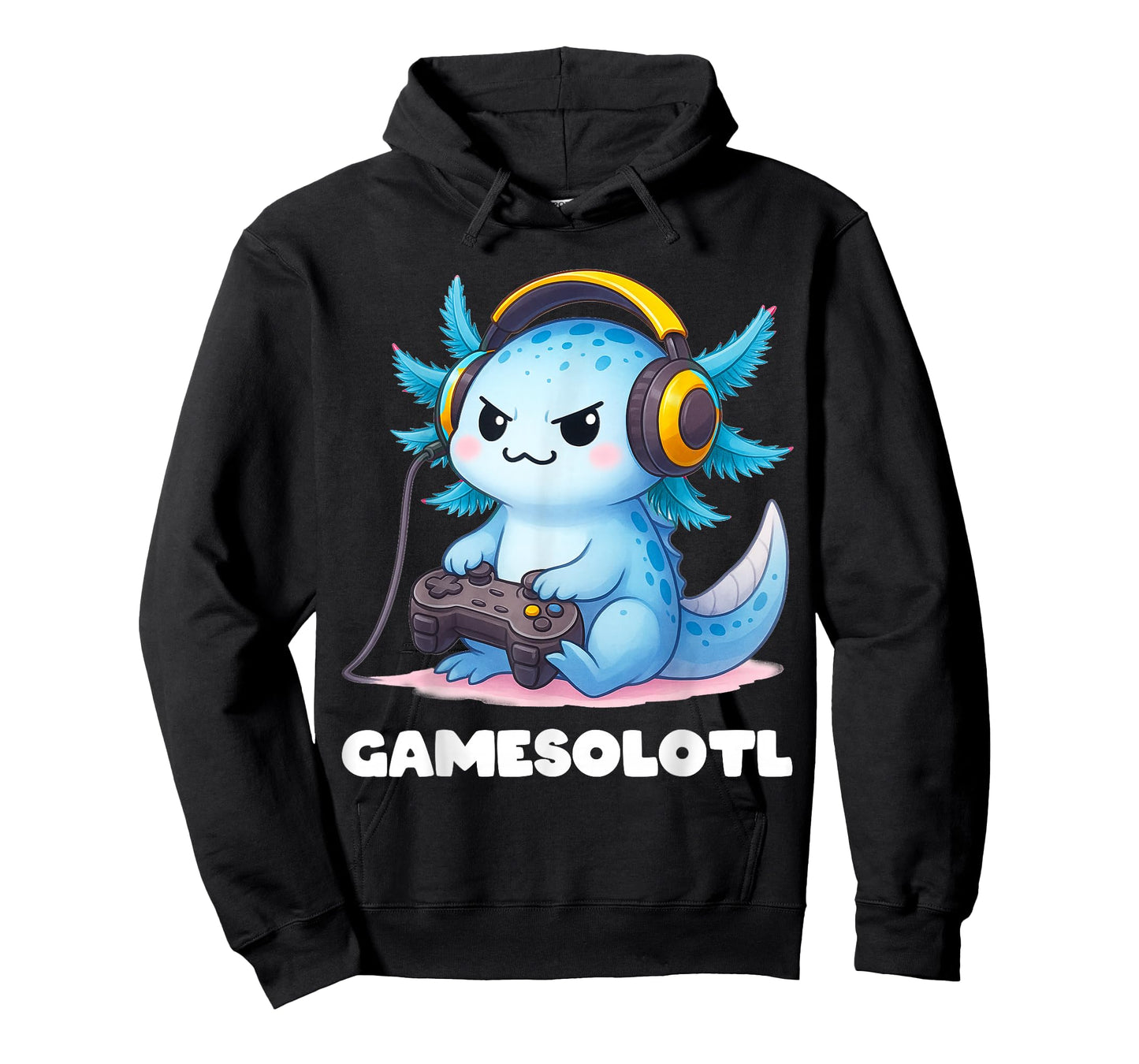 Anime Gamesolotl Axolotl Boys 10-12 Kid Gamer Gaming Clothes T-Shirt