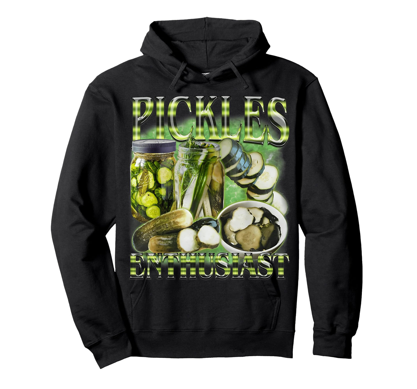 Pickle Enthusiast Vintage 90s Graphic Pickle Lover Men Women T-Shirt
