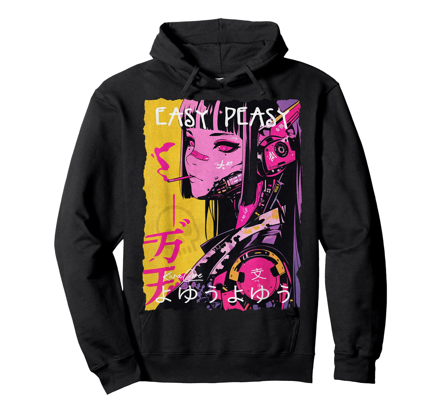 Japan Streetwear Cyberpunk Y2K Techwear Retro Manga Anime T-Shirt