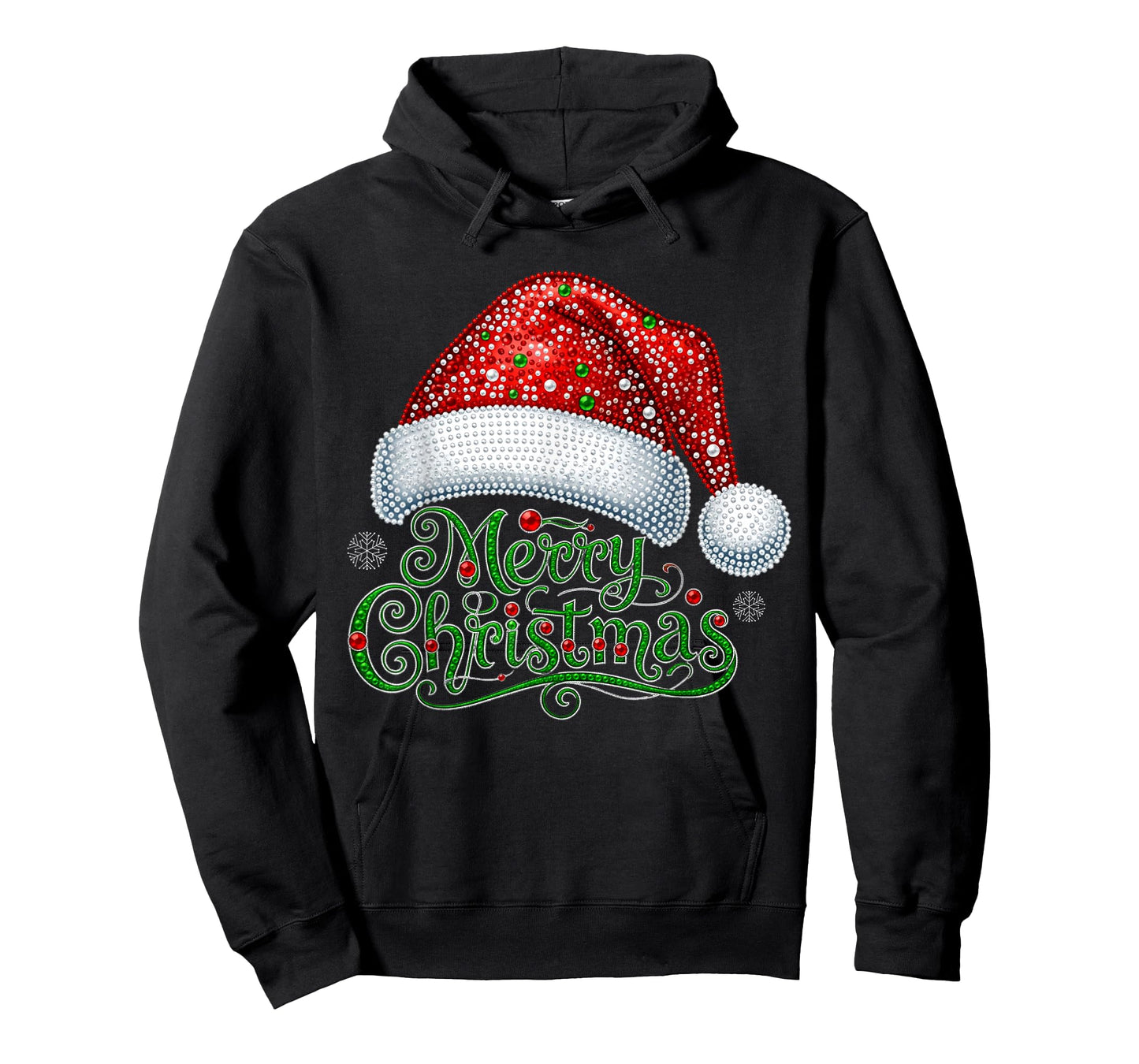 Merry Christmas Santa Hat Xmas Family Matching Pajama T-Shirt