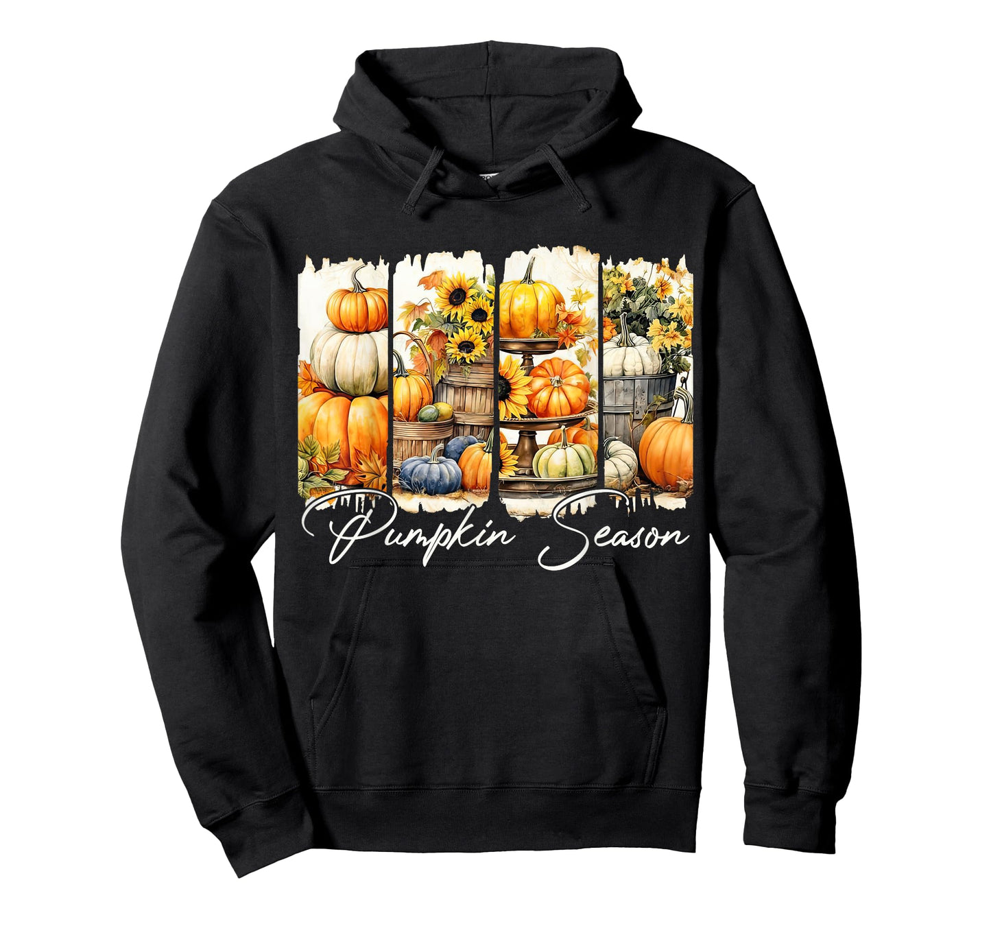 Pumpkin Season Thanksgiving Fall Vibes Autumn Farmhouse T-Shirt