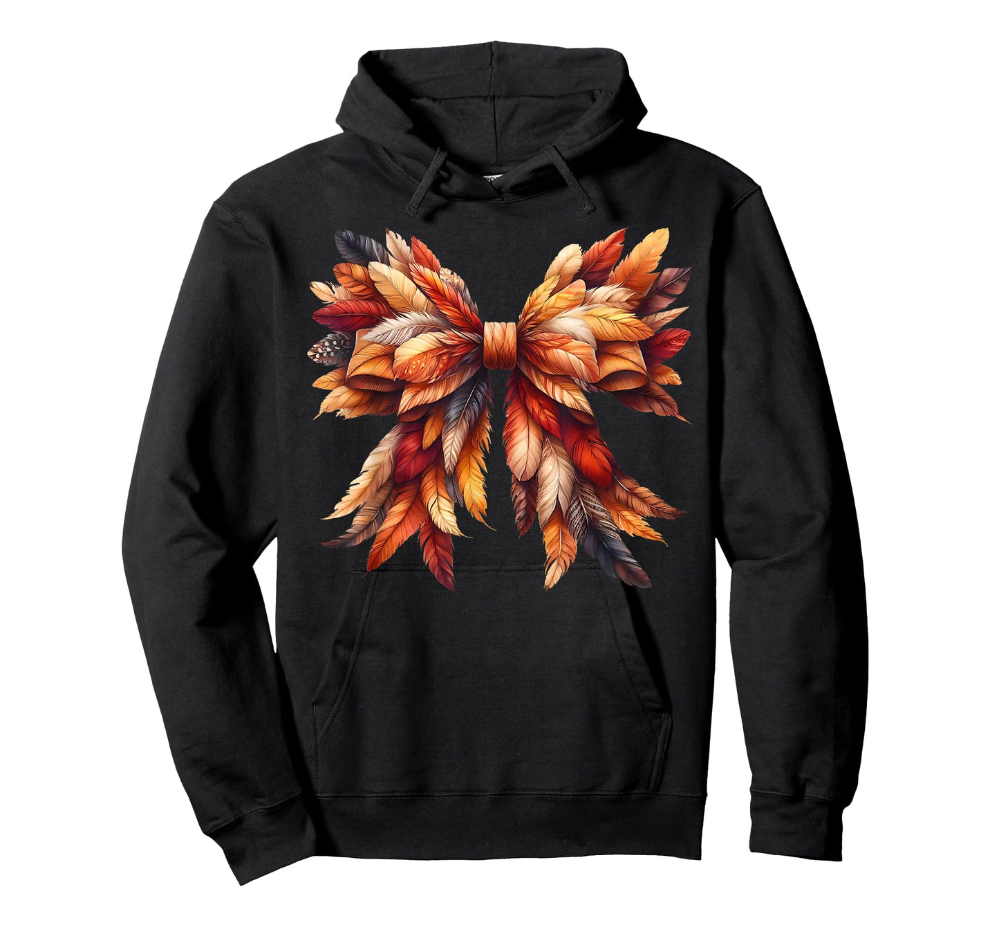 Coquette Bow Autumn Fall Y'all Leaves Thanksgiving Men Women T-Shirt