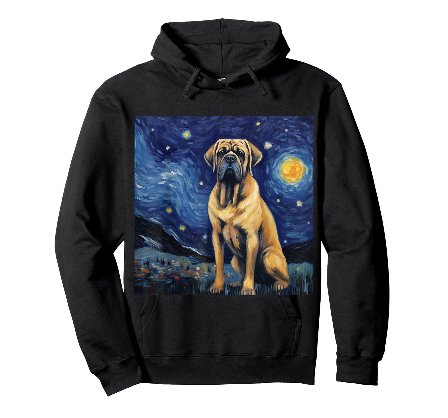 English Mastiff Starry Night - English Mastiff T-Shirt