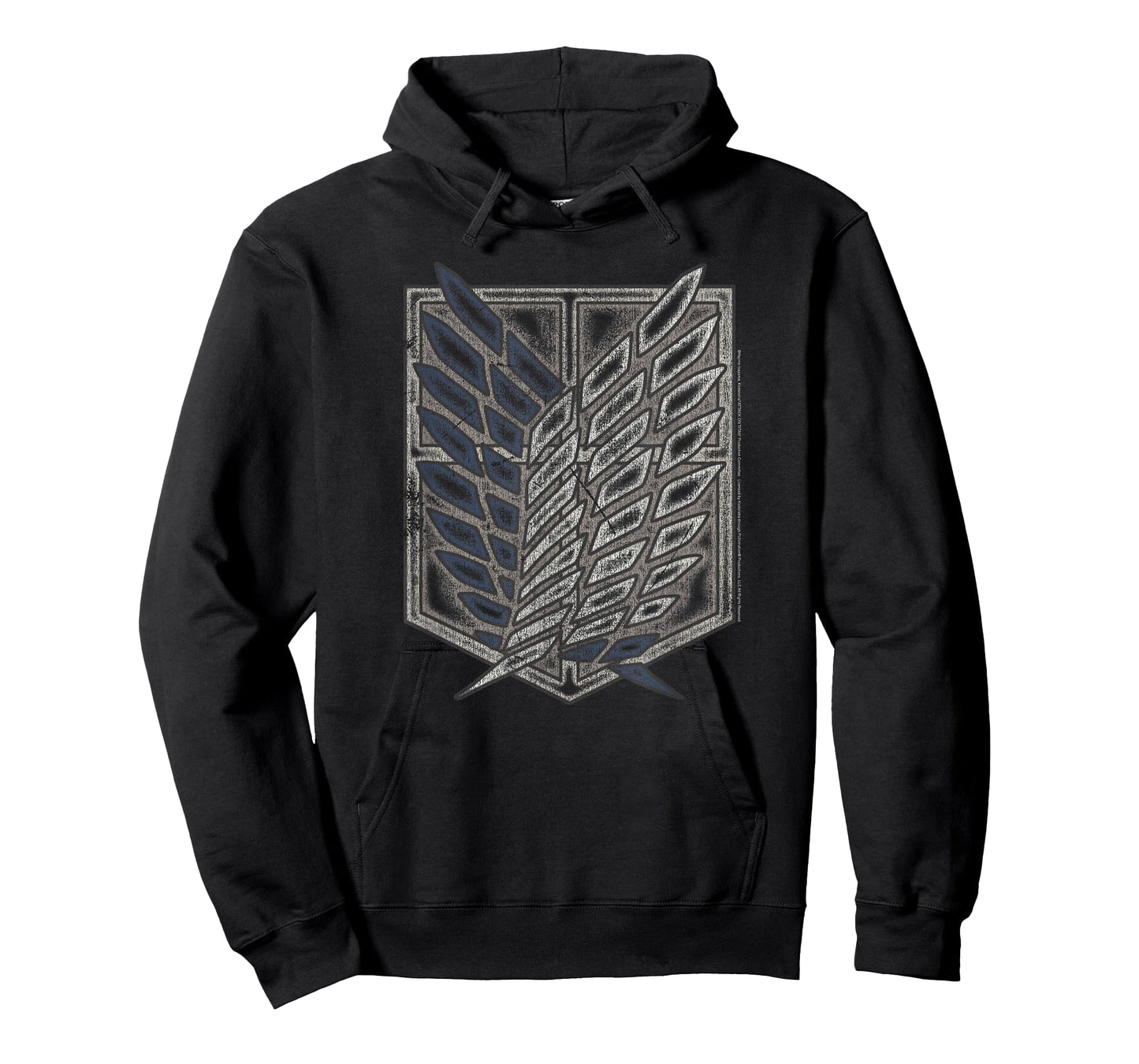 Attack on Titan Season 2 Distressed Scout Symbol Anime T-Shirt