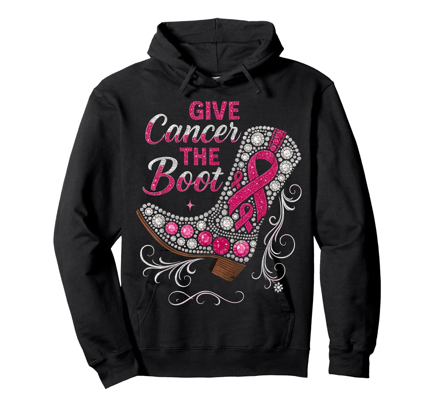 Breast Cancer Shirts for Women, Cowgirl Boots On The Ground T-Shirt