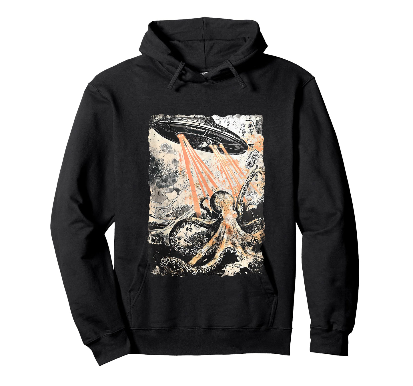 Vintage Octopus UFO UAP Alien Octopus Octopus Tank Top