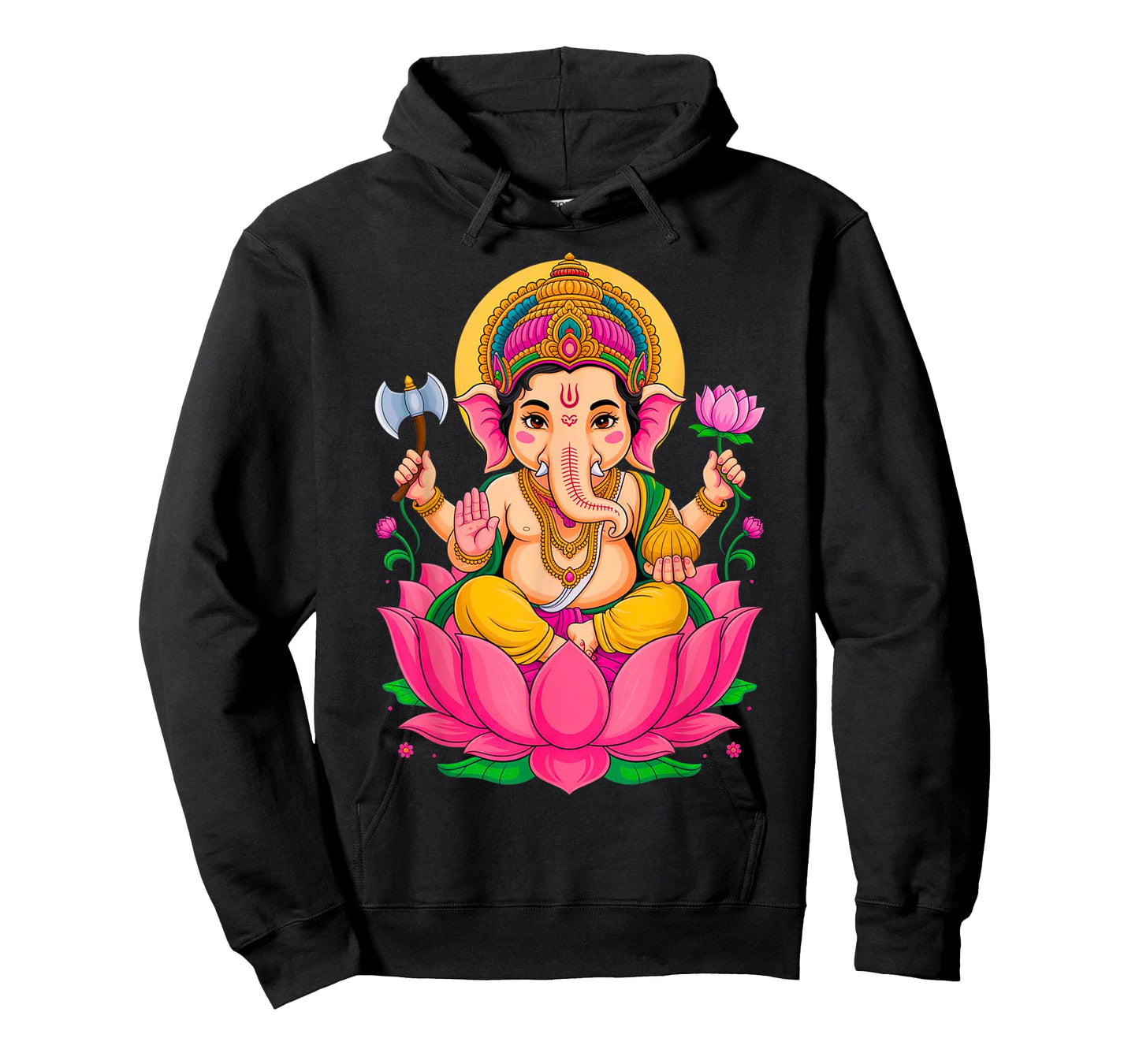 Hindou Ganesh Puja Elephant God India Méditation Yoga Murti T-Shirt