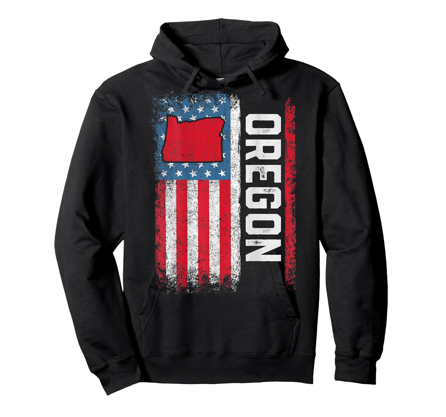Vintage Oregon State USA Flag Shirt Oregon (On Back) T-Shirt