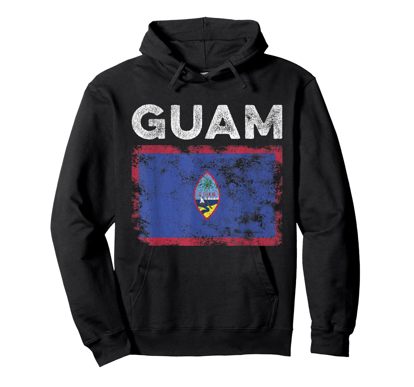 Guam Flag Distressed - Men Women Kids - Guamanian Flag T-Shirt