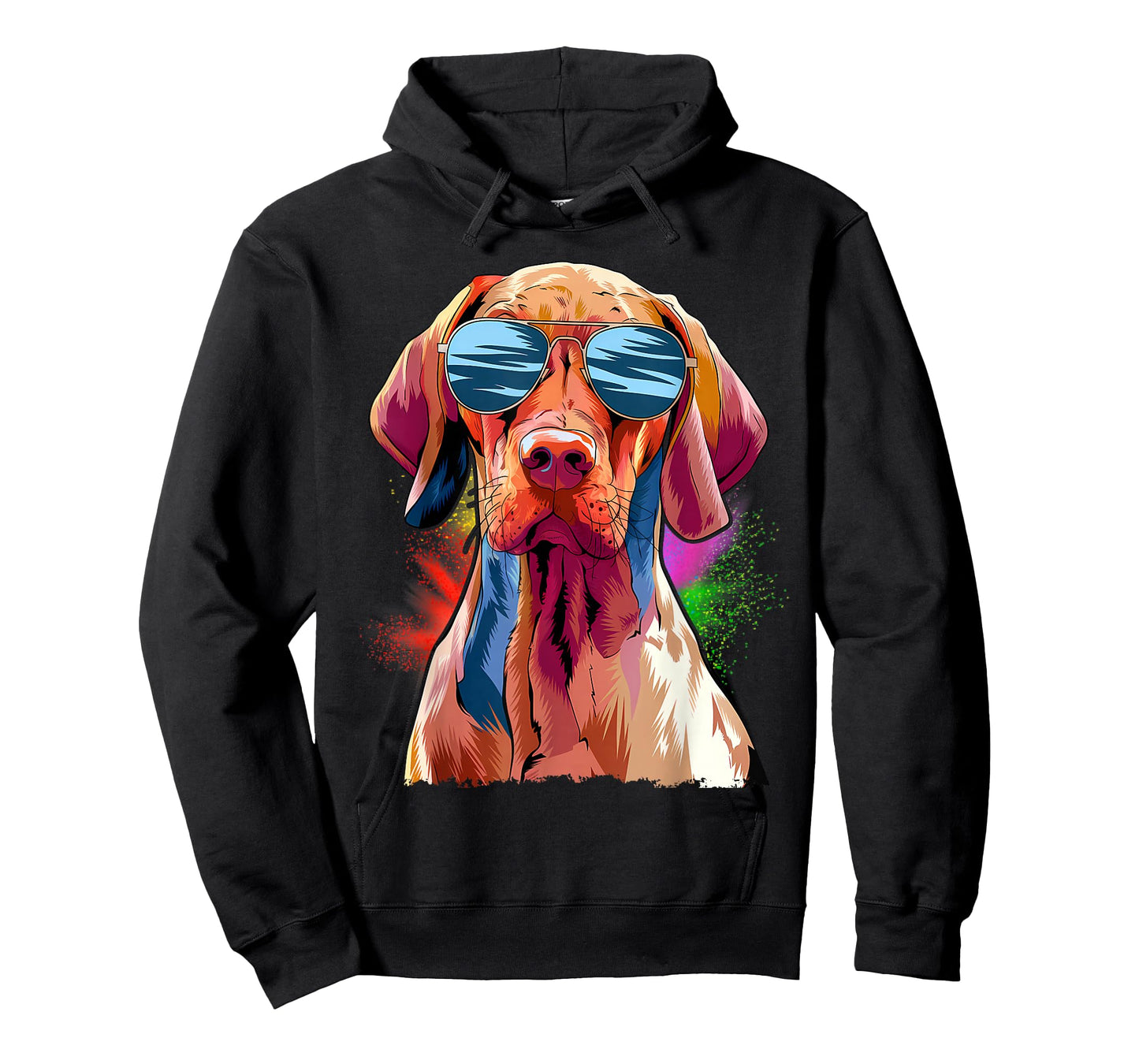 Viszla Lovers Design Pop Art Funny Vizsla Dog T-Shirt