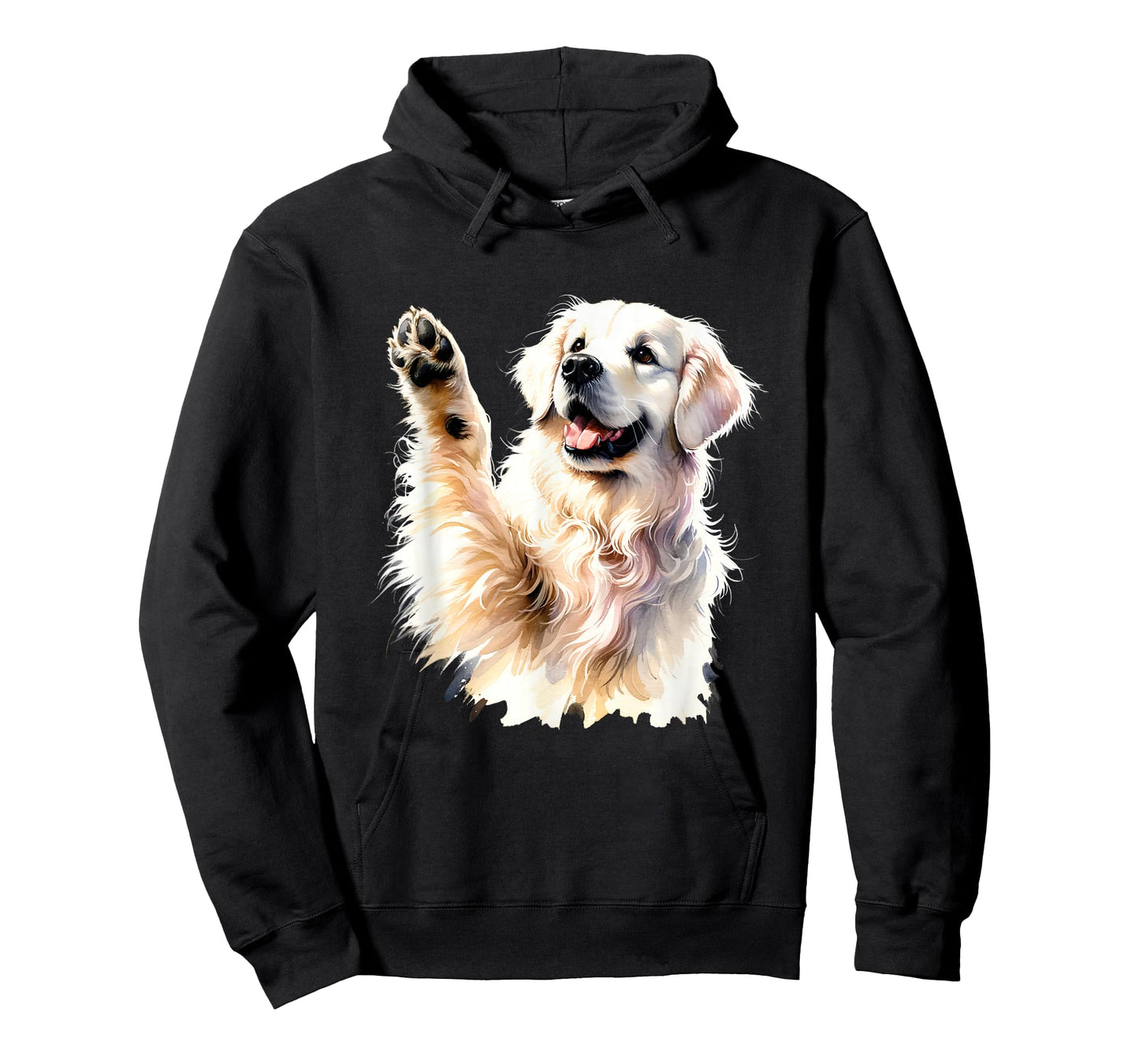 White English Cream Golden Retriever Gifts Dog Mom Dad Puppy T-Shirt
