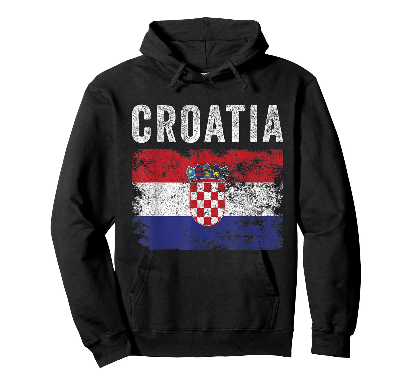 Croatia Flag Distressed - Men Women Kids - Croatian Flag T-Shirt