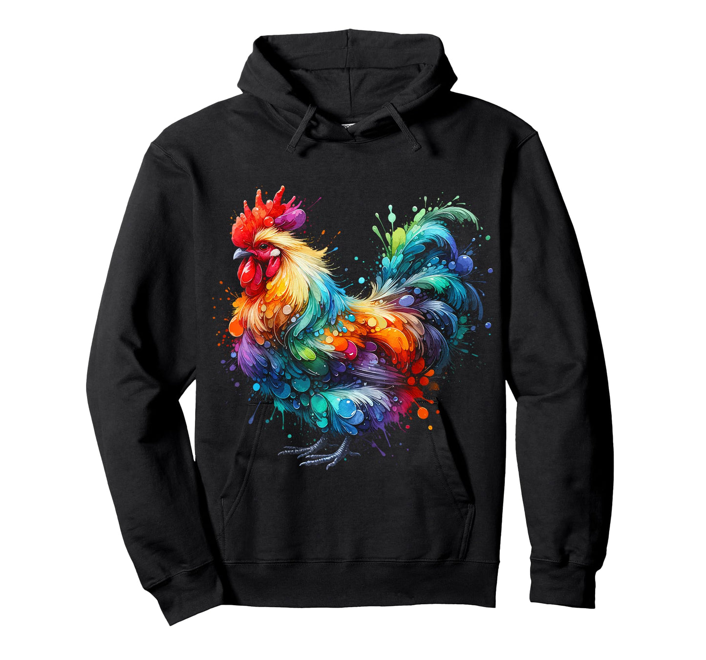 Chicken Art Graphic Women Farm Chicken Lover Funny Colorful T-Shirt