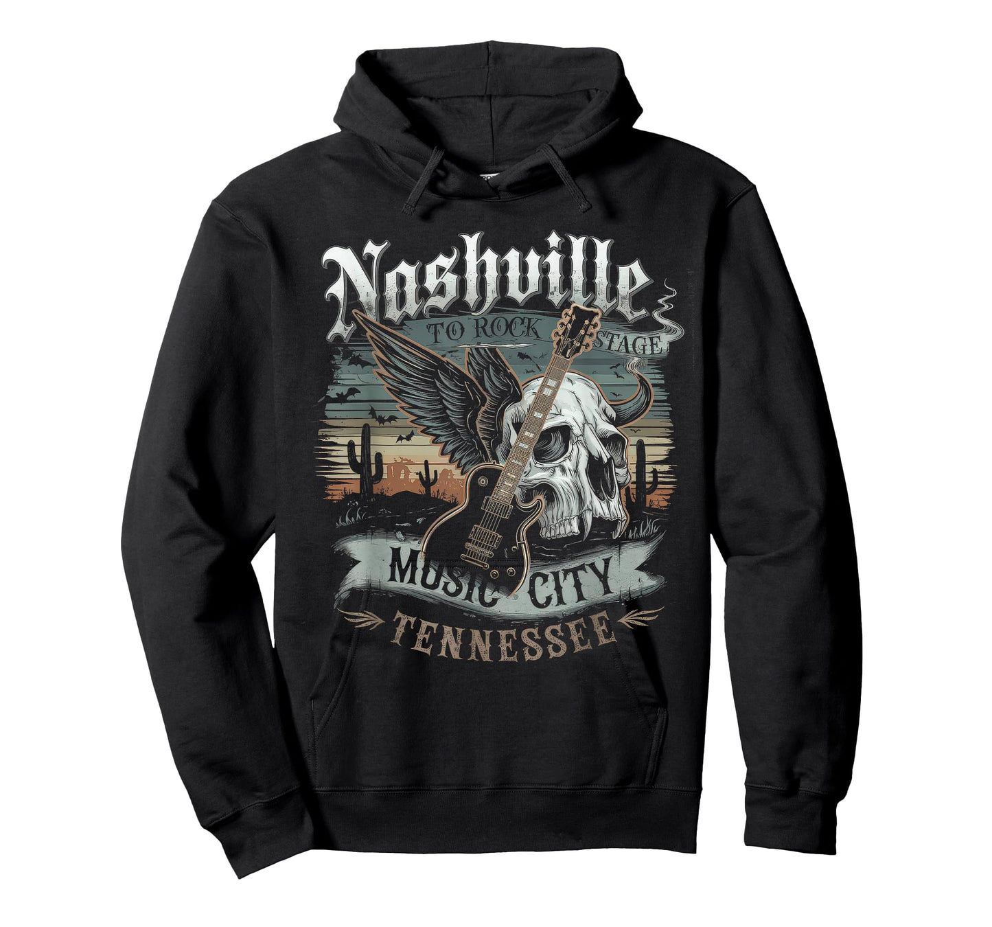 Nashville Music City Tshirt Women Men Tennessee Rock Country T-Shirt