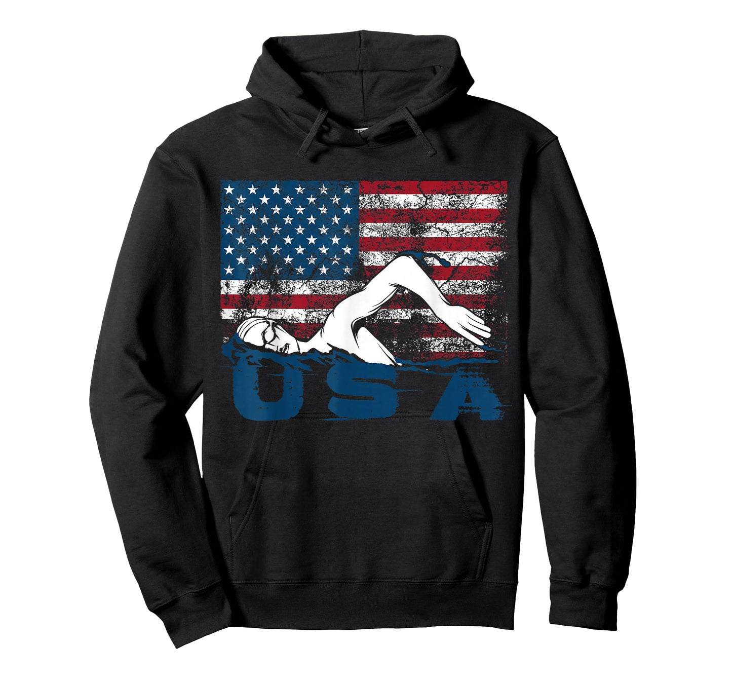 USA Swimming Shirt | Cute US Swim Aquatic Sport Athlete Gift T-Shirt