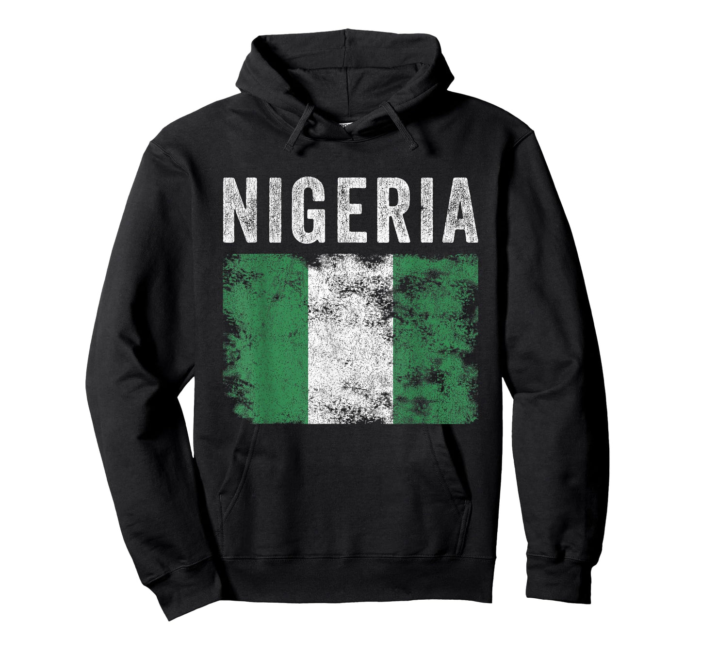 Nigeria Flag Distressed - Men Women Kids - Nigerian Flag T-Shirt