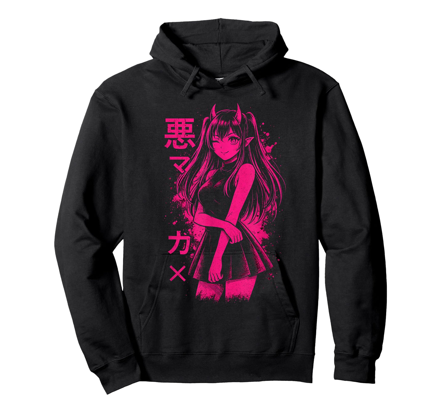 Waifu Anime Horror Aesthetic Pink Goth Girl Manga Characters T-Shirt