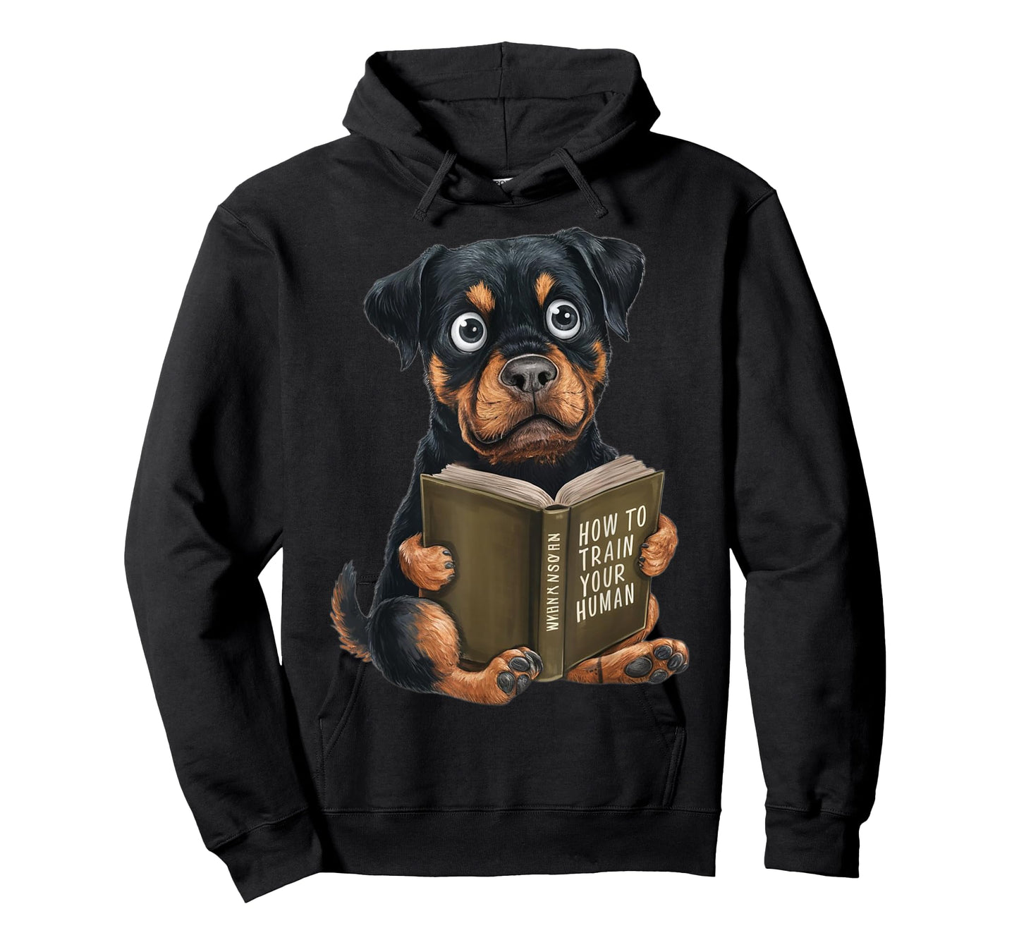 Rottweiler Dog, welpe, how to train your human, funny T-Shirt