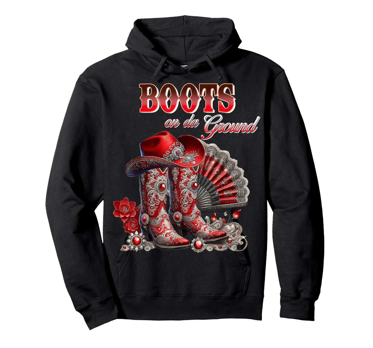 Boots On The Ground Boot Cowboy Western Cowgirl Linedance T-Shirt