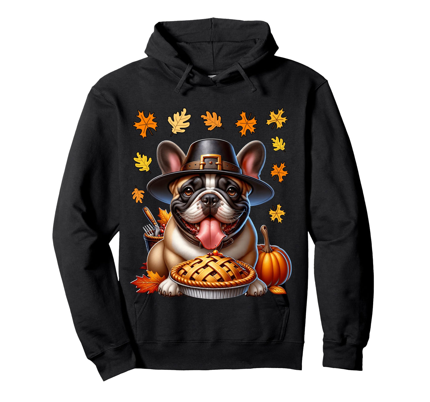 French Bulldog Thanksgiving French Bulldog Thanksgiving Long Sleeve T-Shirt