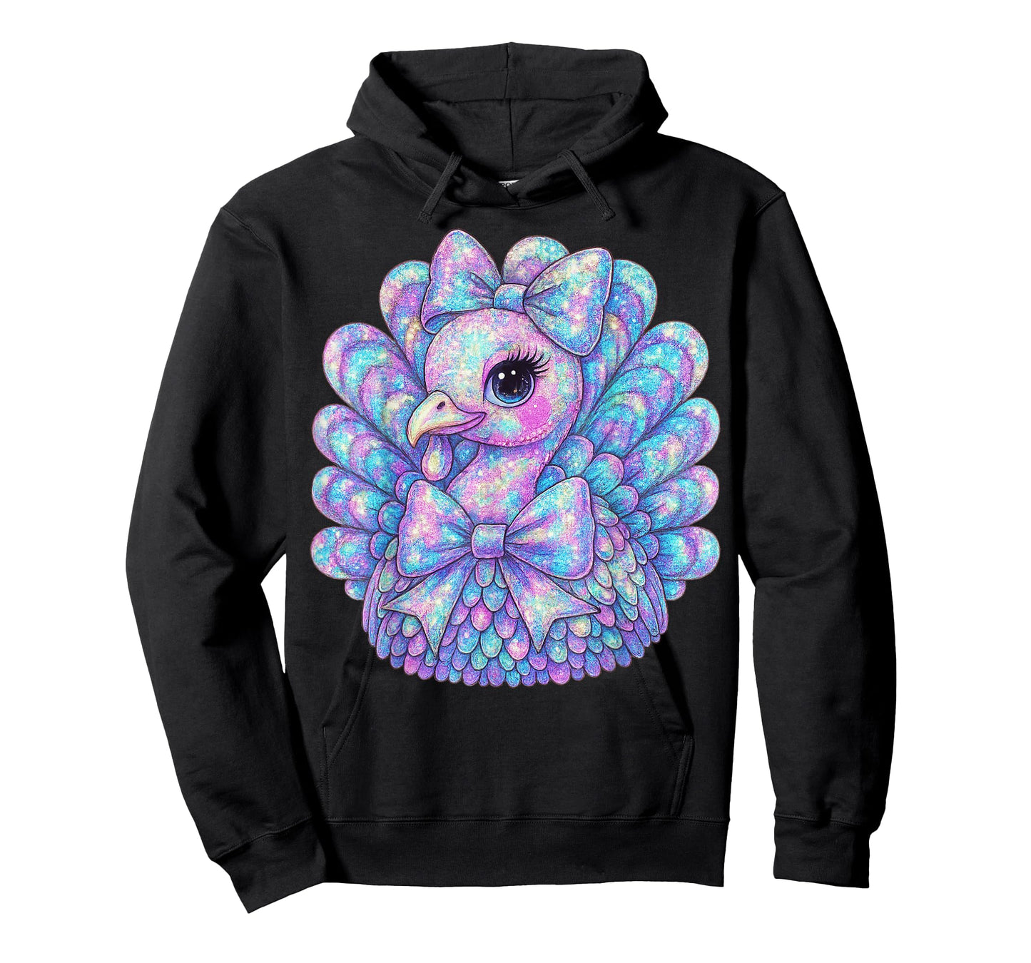 Funny Turkey Thanksgiving Coquette Boho Floral Fall Vibes T-Shirt