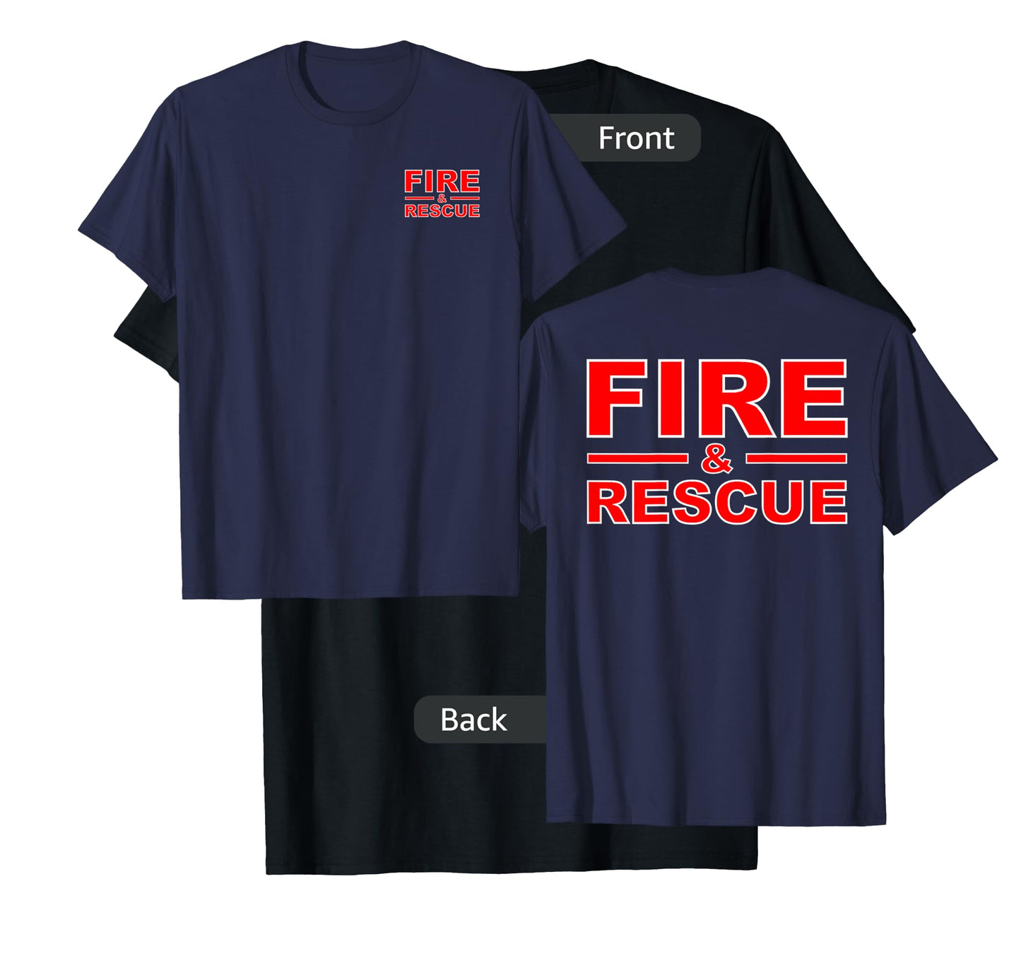 FIRE Rescue FIRE Fighter Fireman Kids Youth Adult Boys Girls T-Shirt
