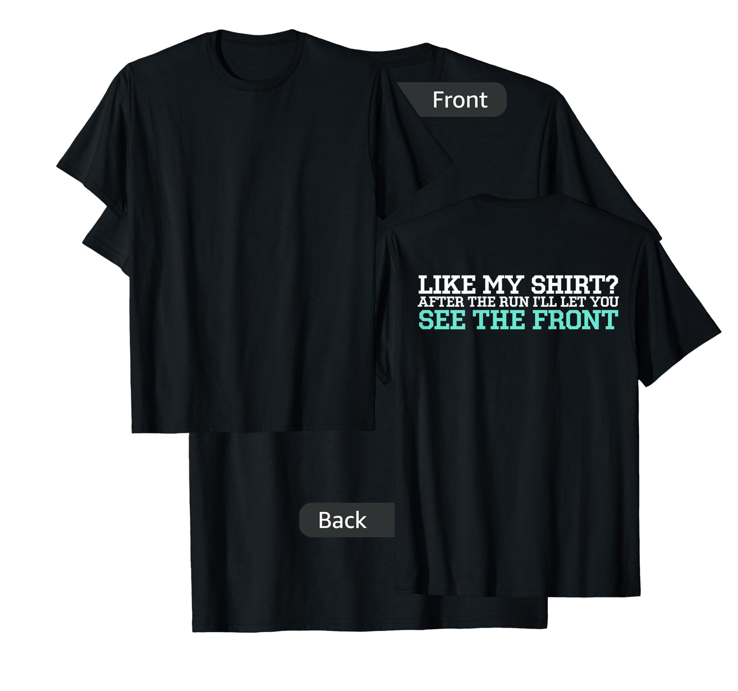 Cross Country Running Shirt With Back Print - Funny XC Shirt