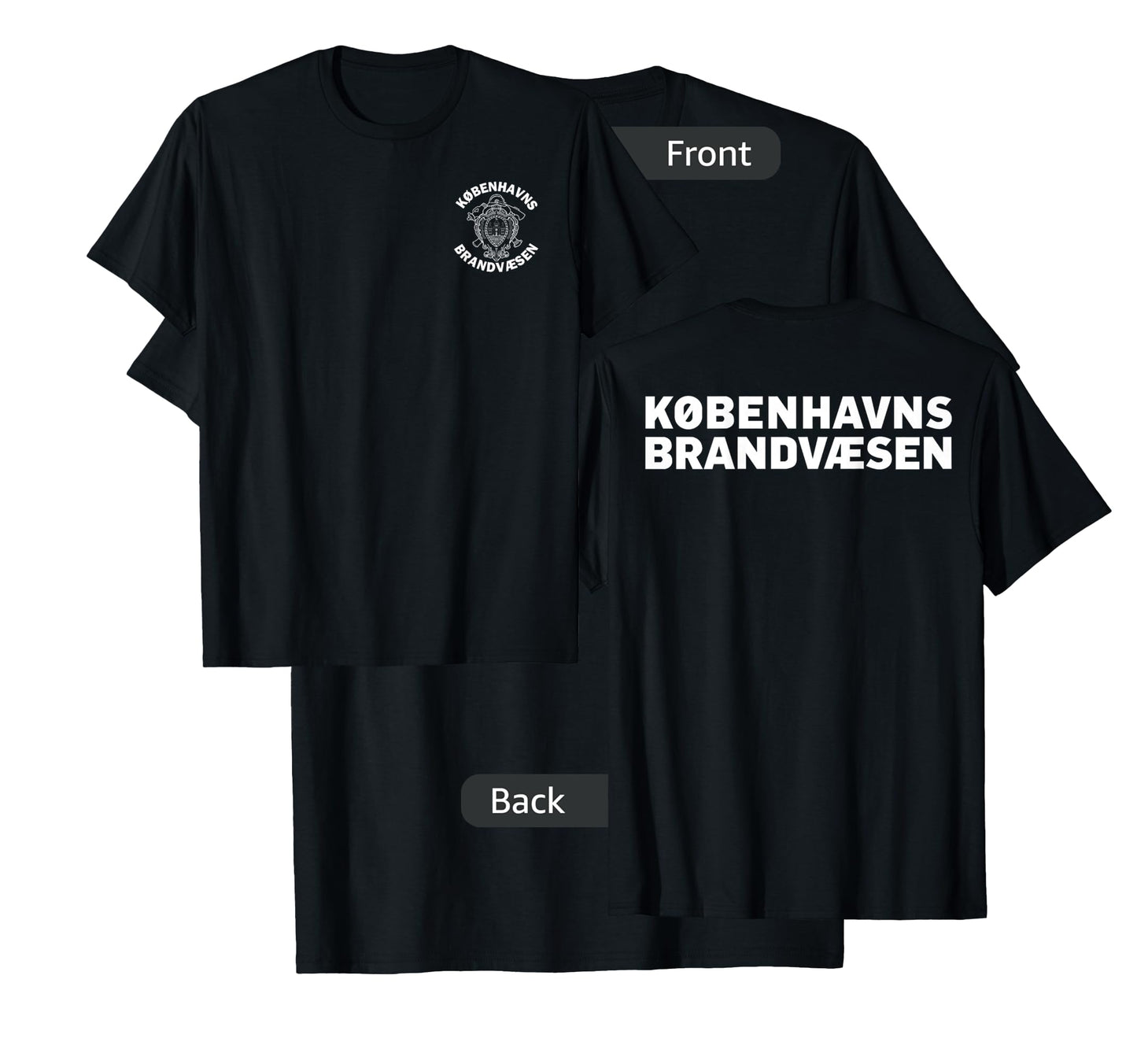 Danish Copenhagen Fire Department Firefighter T-shirt T-Shirt