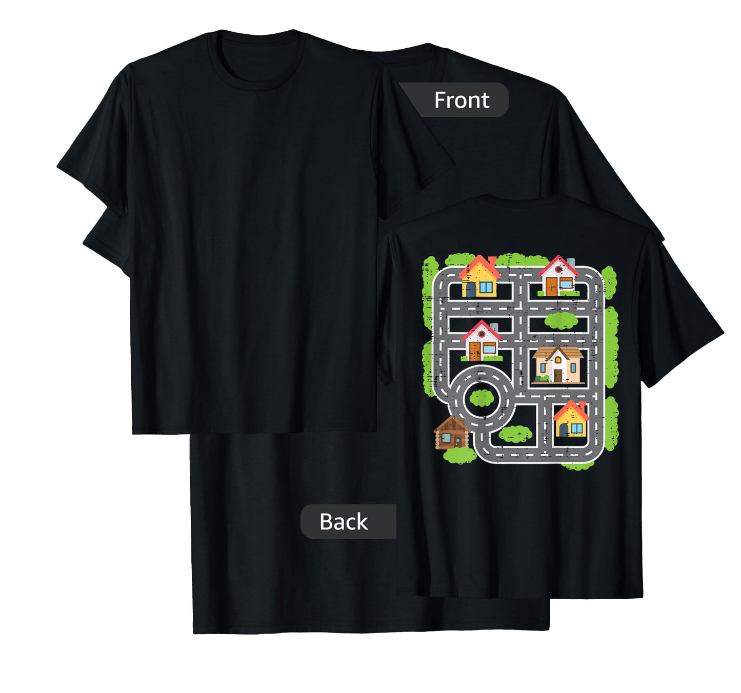 Play Cars On Daddys Back Fathers Day Gift Dad Massage T-Shirt