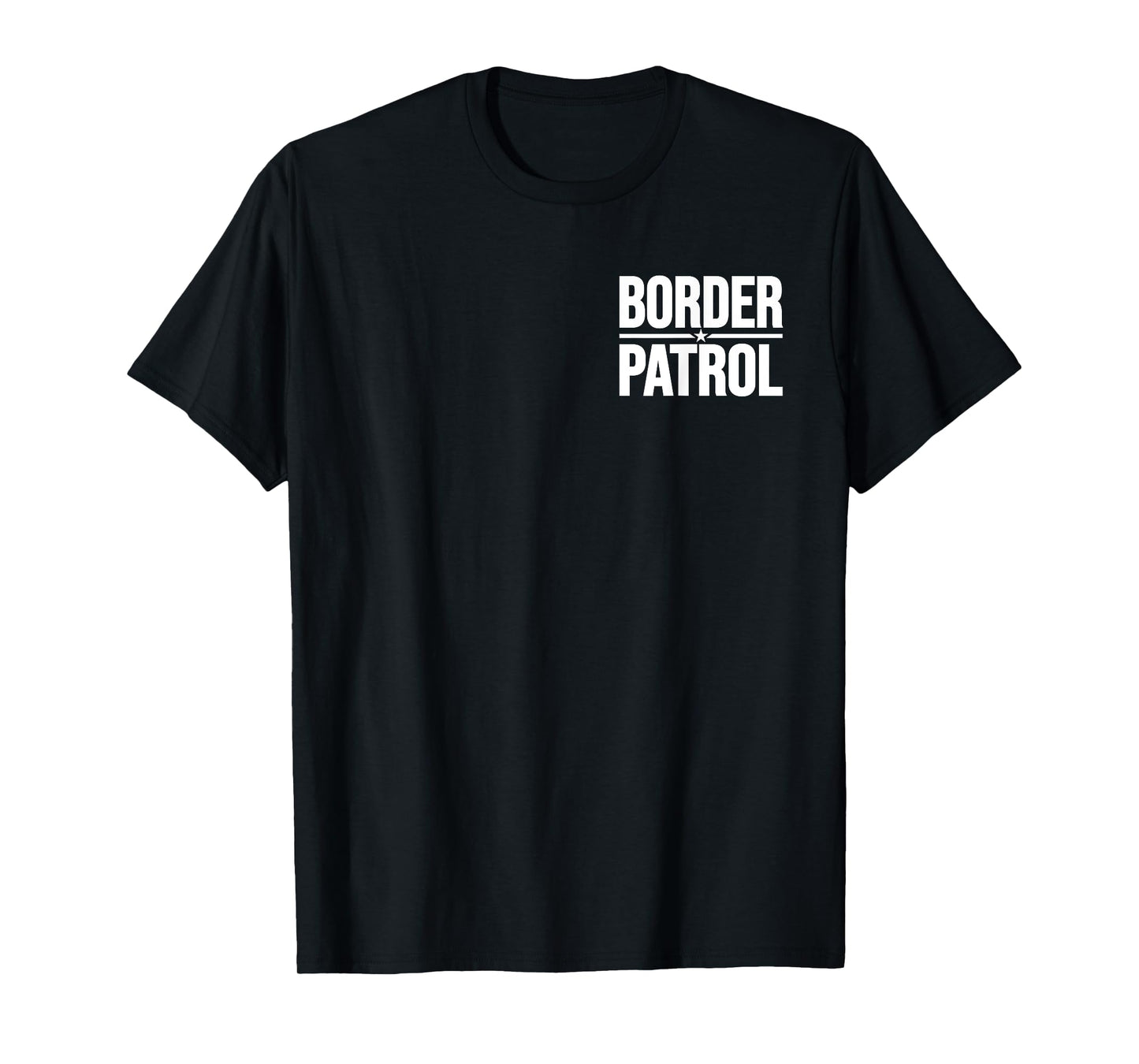 BORDER PATROL UNIFORM HALLOWEEN COSTUME TEE (2-SIDED) T-Shirt