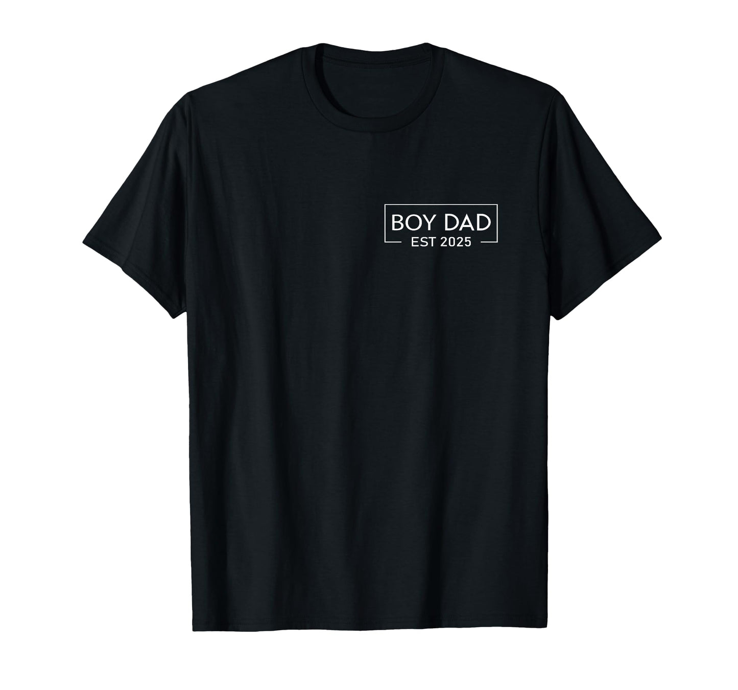 Boy Dad Est. 2025 Logo 2025 Loading New Dad Of Boy 2025 T-Shirt