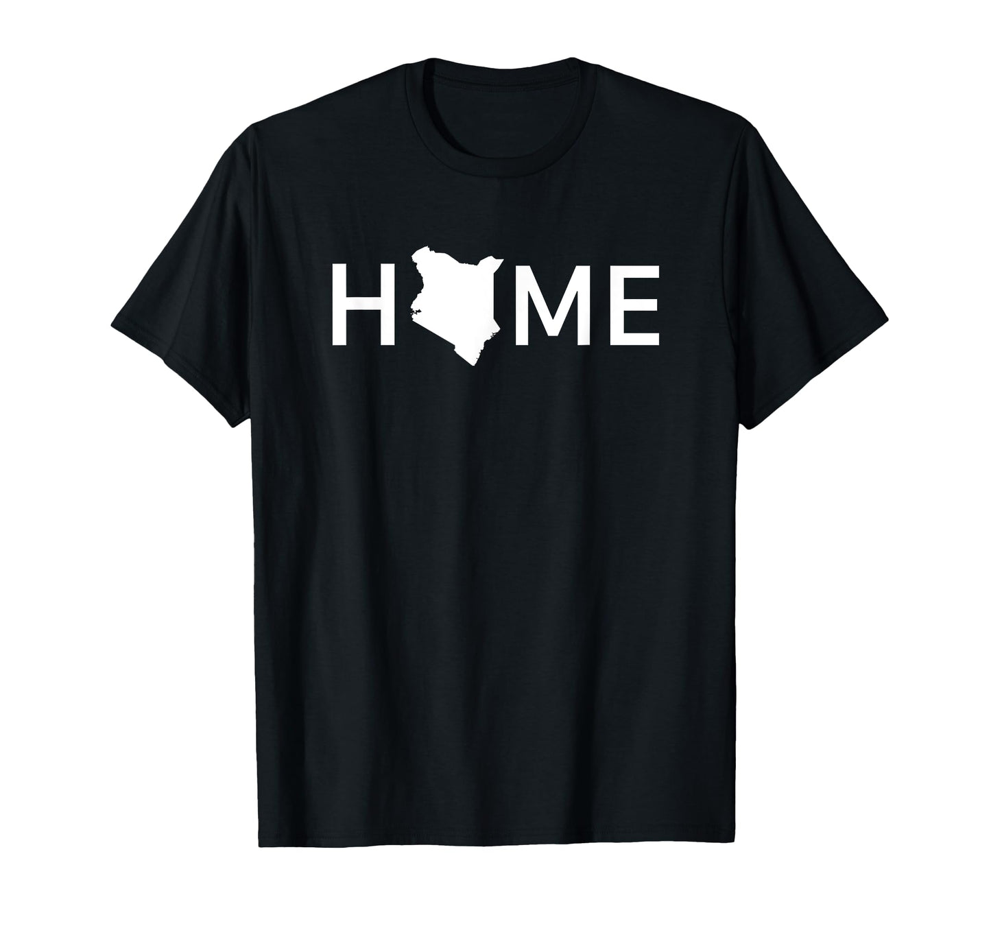 Kenya Home Country Love Outline Silhouette Africa T-Shirt