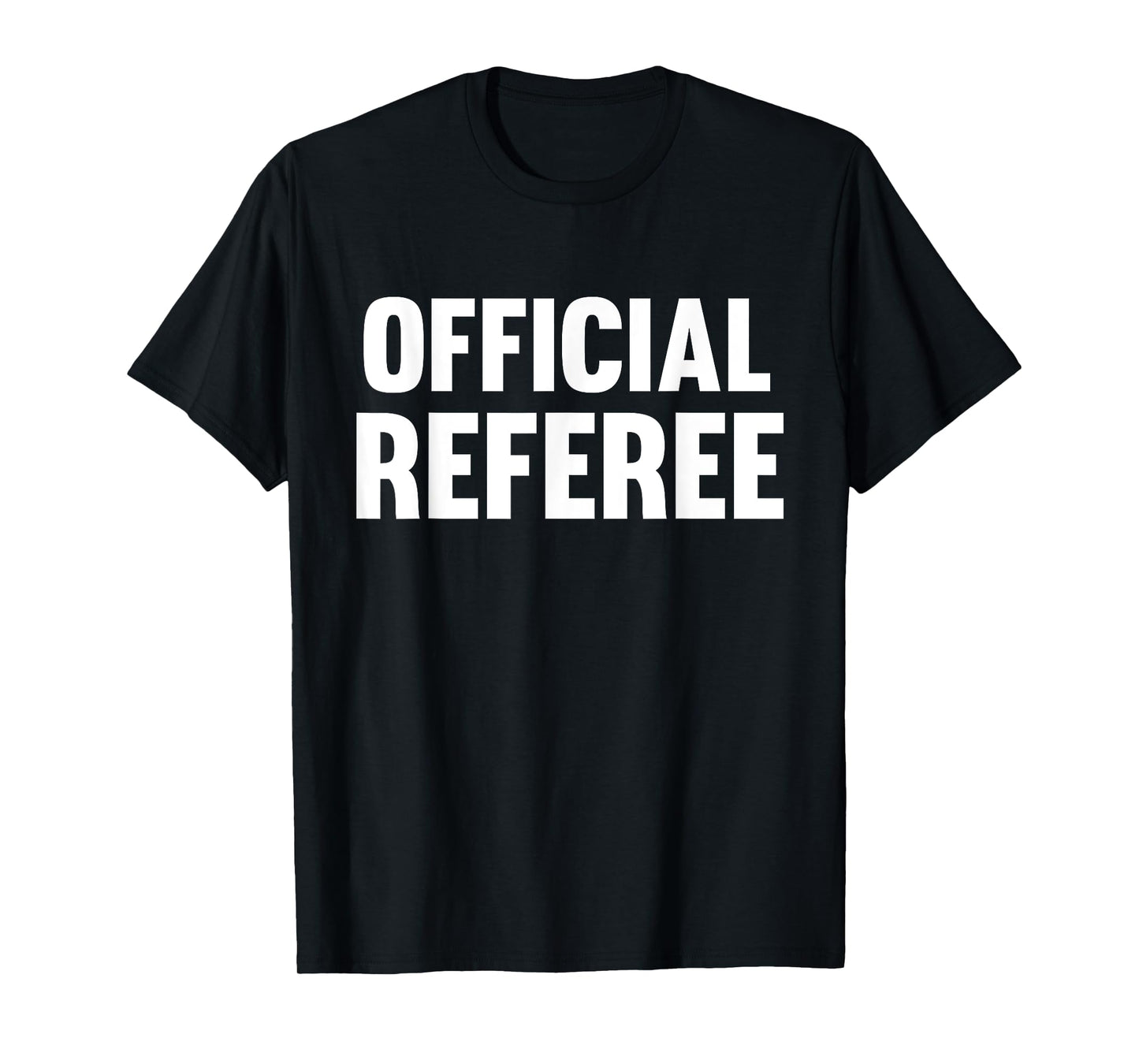 Official Referee Uniform Easy Halloween Party Costume T-Shirt
