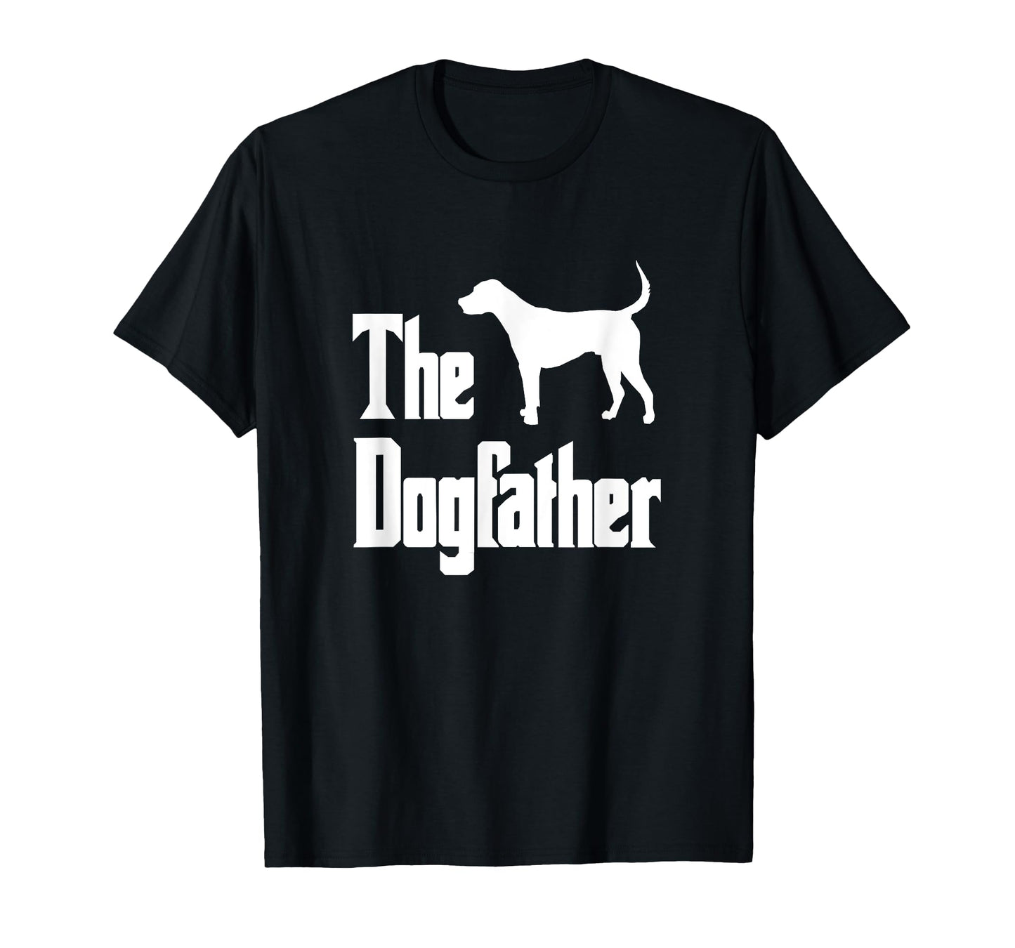 The Dogfather T-Shirt, American Foxhound Dog silhouette T-Shirt