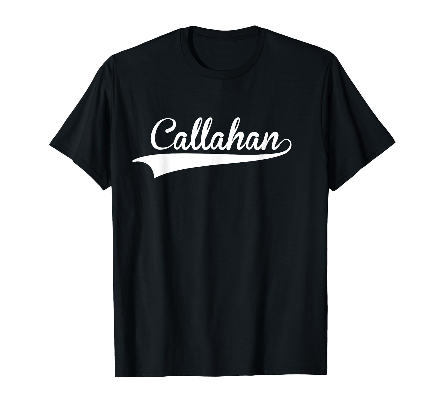 CALLAHAN Baseball Vintage Retro Font T-Shirt
