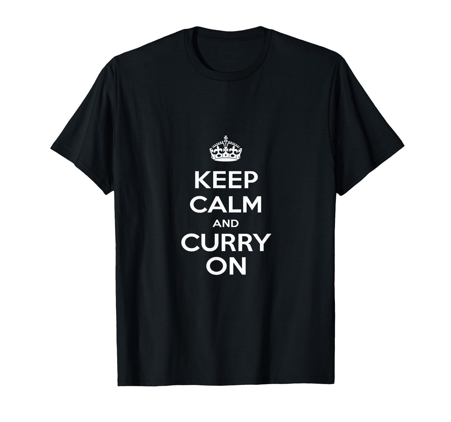 "Keep Calm & Curry On" T-Shirt T-Shirt