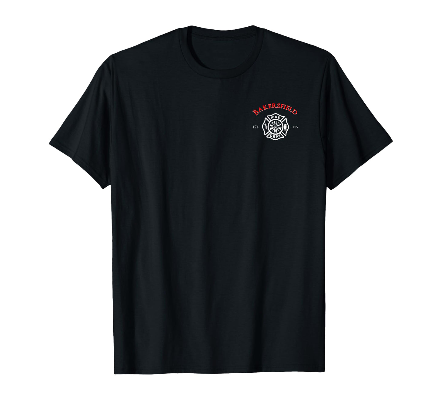 City of Bakersfield Fire Rescue California Firefighter Duty T-Shirt