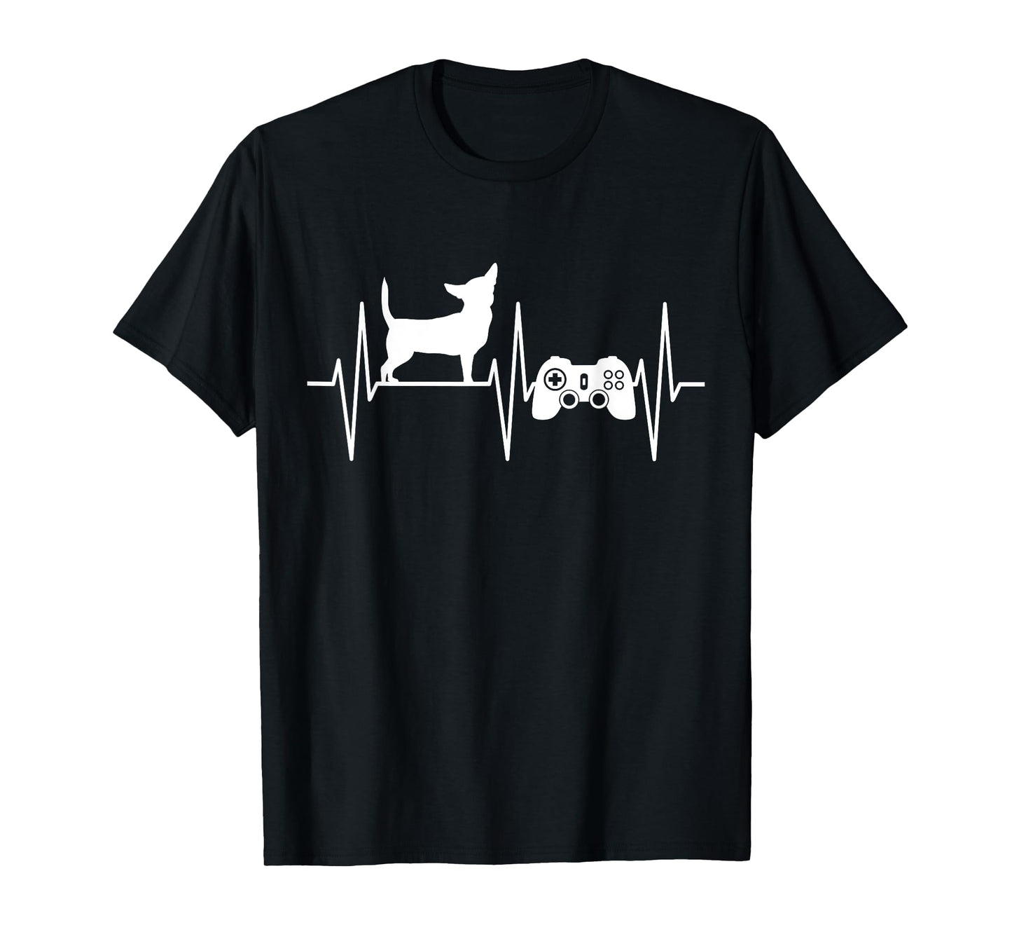 Chihuahua Shirt Gamer Video Gaming Dog Chihuahua Lover T-Shirt for Men Women Girls Kids