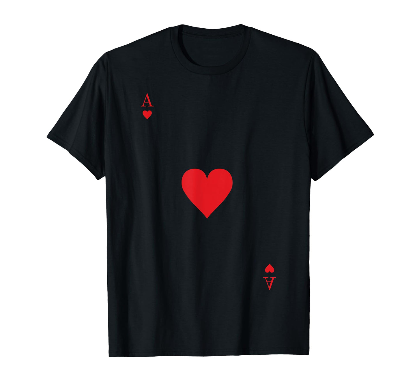 Ace of hearts Blackjack Cards Poker 21 T-Shirt