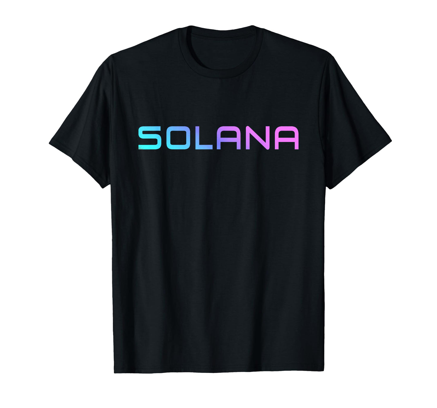 Colorful Solana SOL Crypto Blockchain Logo for Solana Hodler T-Shirt