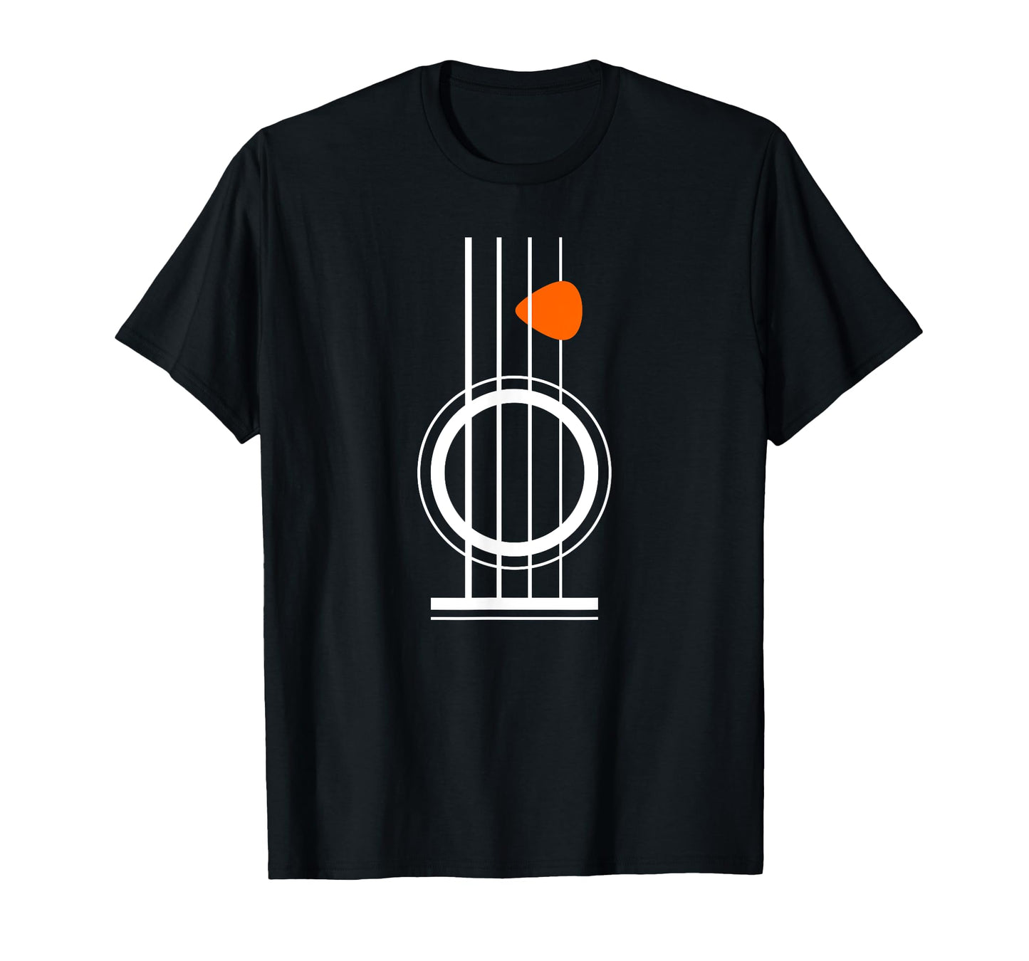 4 Strings & Pick / Plectrum - Bass Guitar Player or Bassist T-Shirt