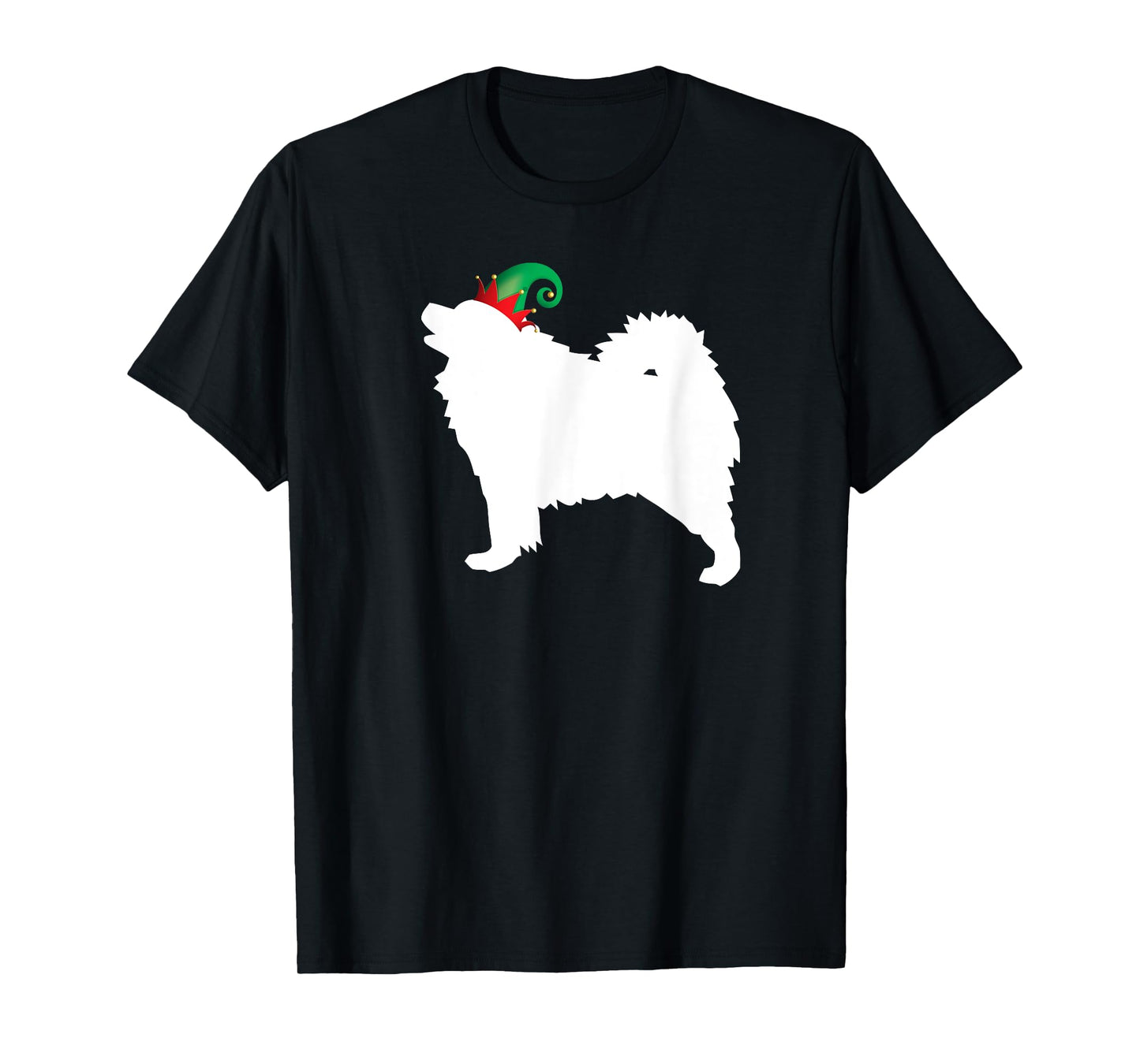 Samoyed Christmas Elf Funny Dog T-Shirt