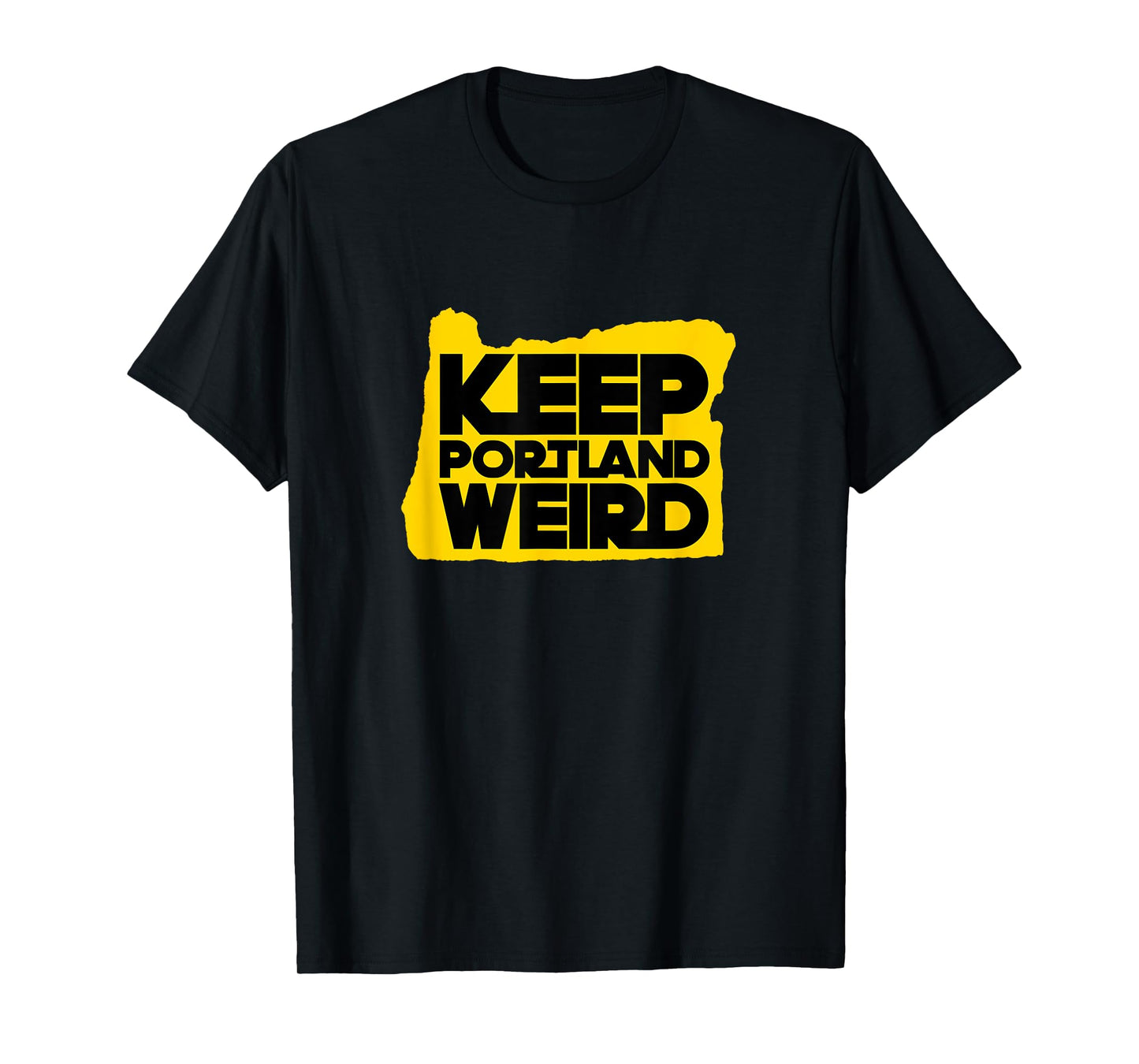 Keep Portland Weird Shirt with Oregon Silhouette