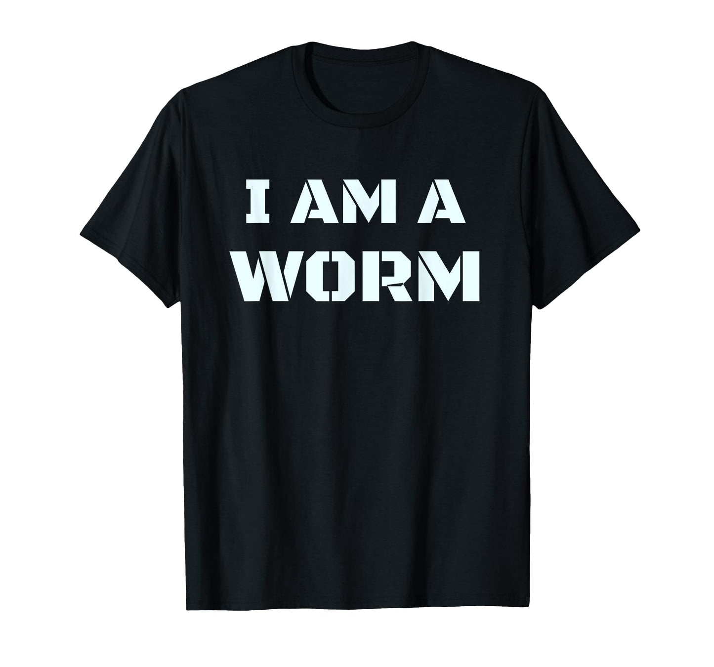 I Am A Worm In Simple Costume Easy Funny T-Shirt