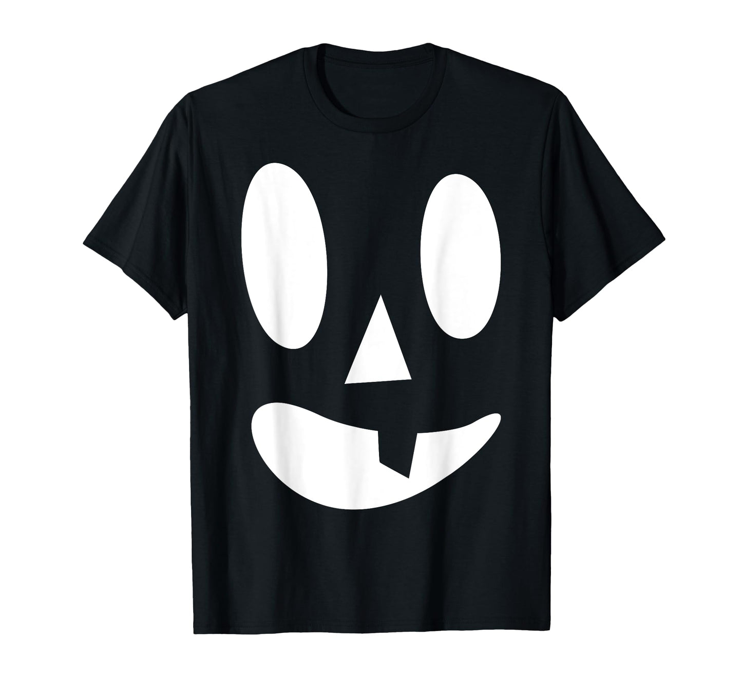 Jack O' Lantern Pumpkin Face Funny Halloween Costume T-Shirt