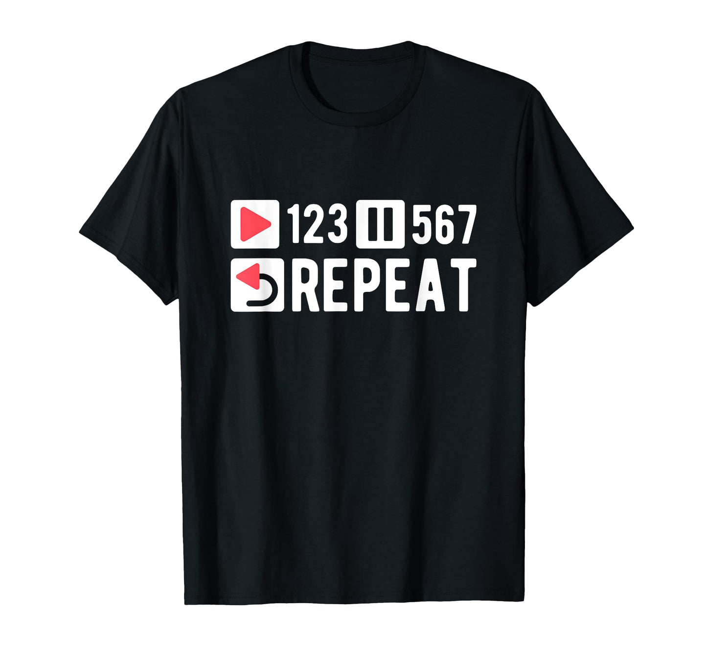 Latin Dancing Salsa Dancer 123-567 Repeat Salsa T-Shirt